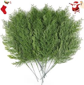 Artificial Cedar Picks Faux Cedar Branches Fake Cypress Stems